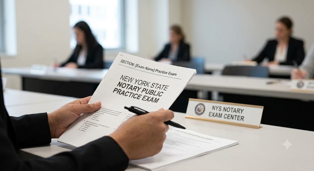New York State Notary Practice Exam Banner