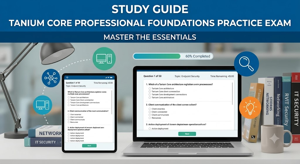 Working With Tanium Core – Professional Foundations Practice Test Banner