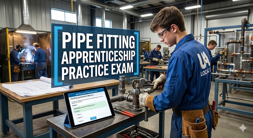 Pipe Fitting Apprenticeship Practice Test Banner
