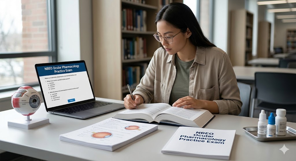 NBEO Ocular Pharmacology Practice Exam Banner