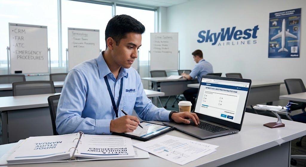 SkyWest Basic Indoctrination Practice Exam Banner
