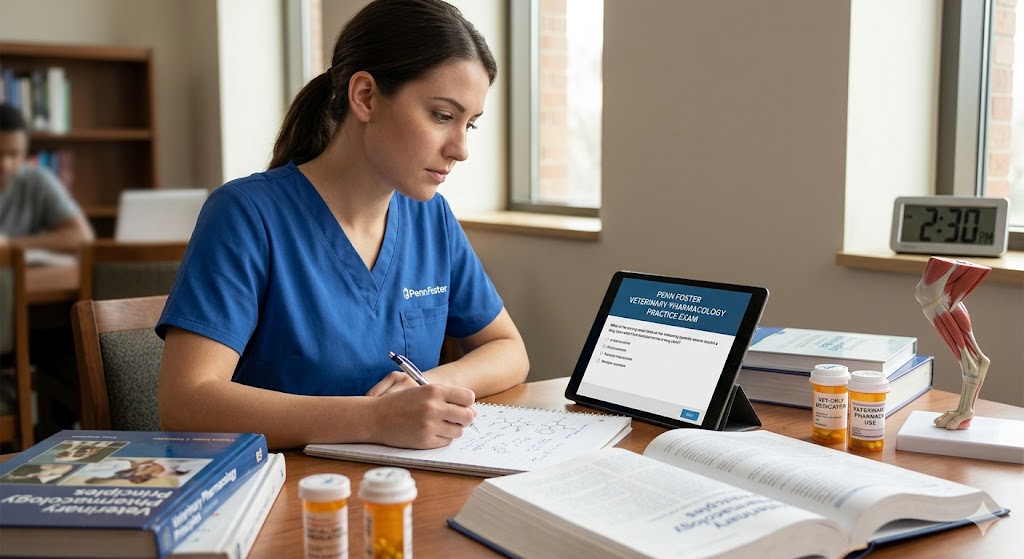 Penn Foster Veterinary Pharmacology Practice Exam Banner