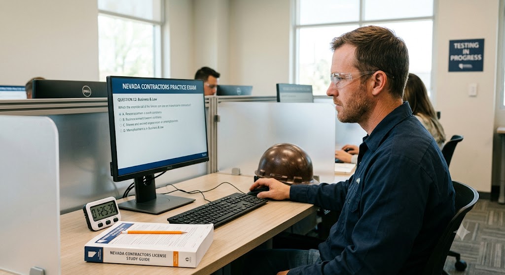 Nevada Contractors Practice Exam Banner
