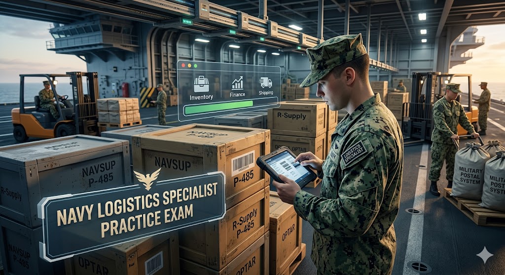 Navy Logistics Specialist Practice Exam Banner
