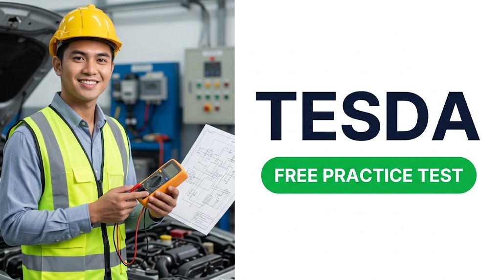 TESDA Trades Practice Test & Exam Prep | Philippines Banner