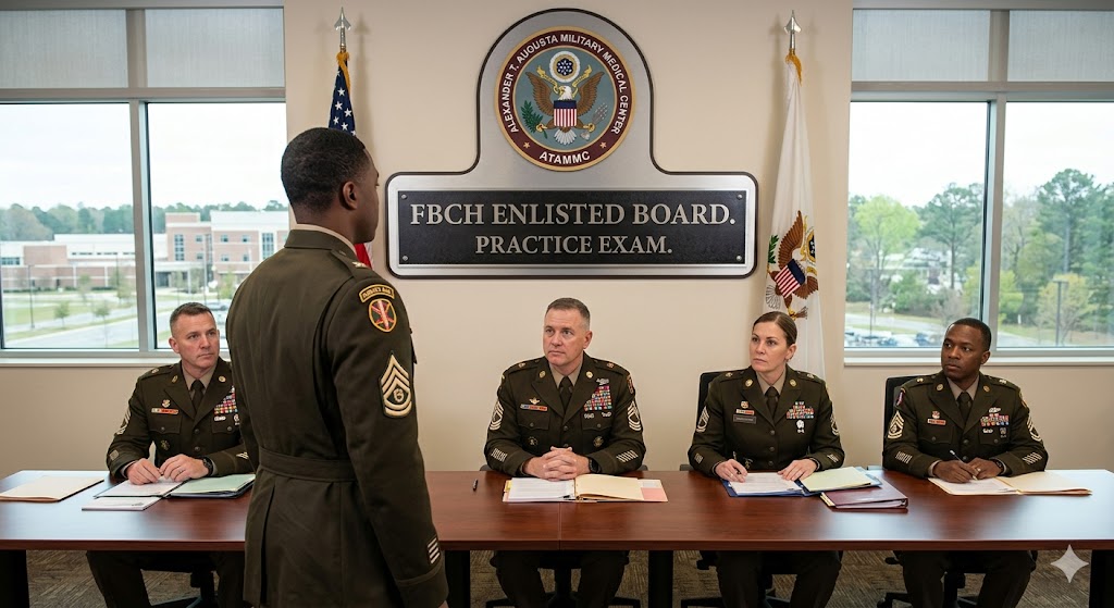 FBCH Enlisted Service Member Board Practice Exam Banner