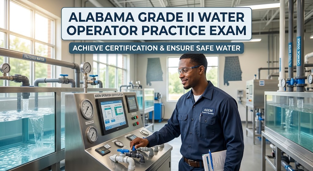 Alabama Grade II Water Operator Practice Test Banner
