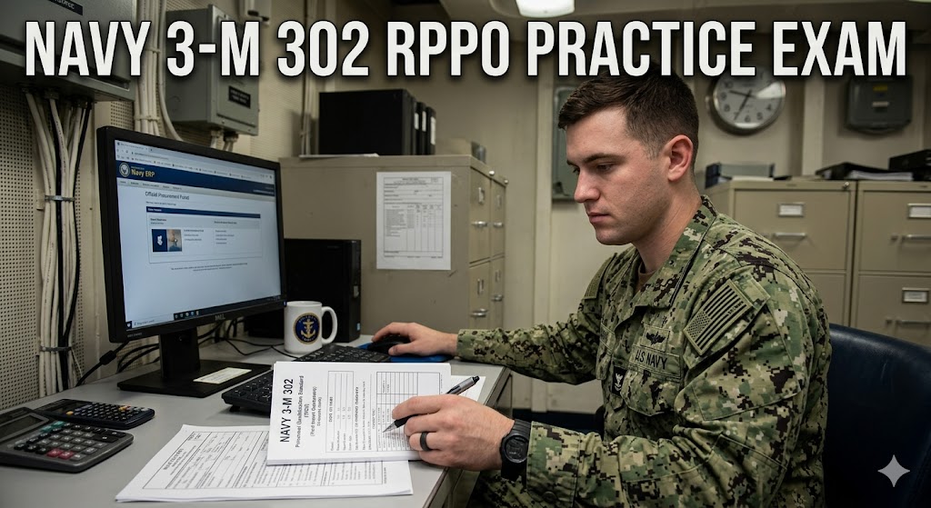 Navy 3-M 302 RPPO Practice Exam Banner