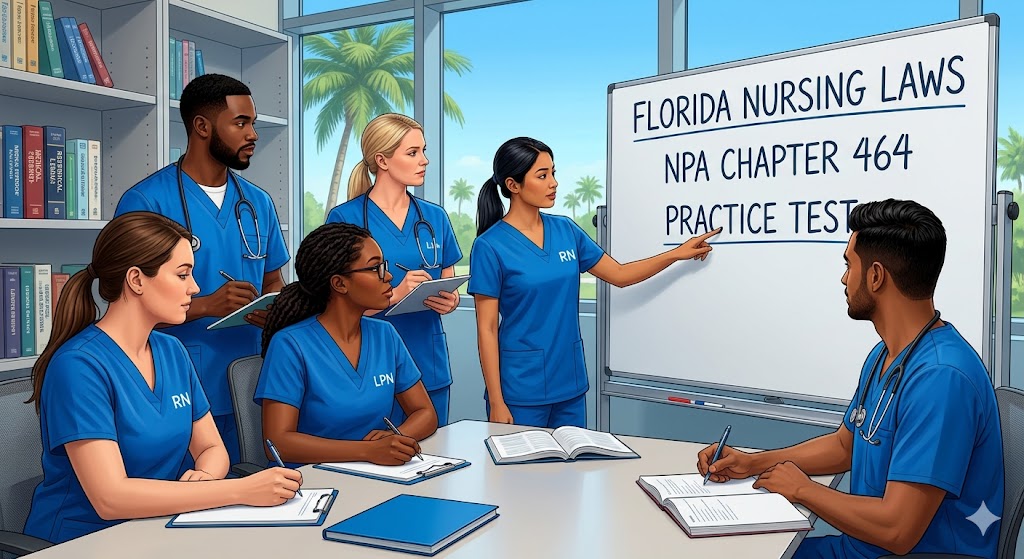 Florida Nursing Laws and Rules Practice Test Banner