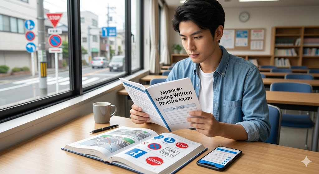 Japanese Driving Written Practice Test Banner