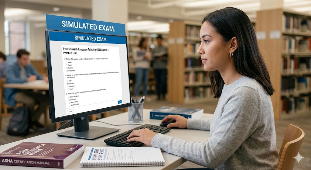 Praxis Speech‑Language Pathology (5331) Form 1 Practice Test Banner