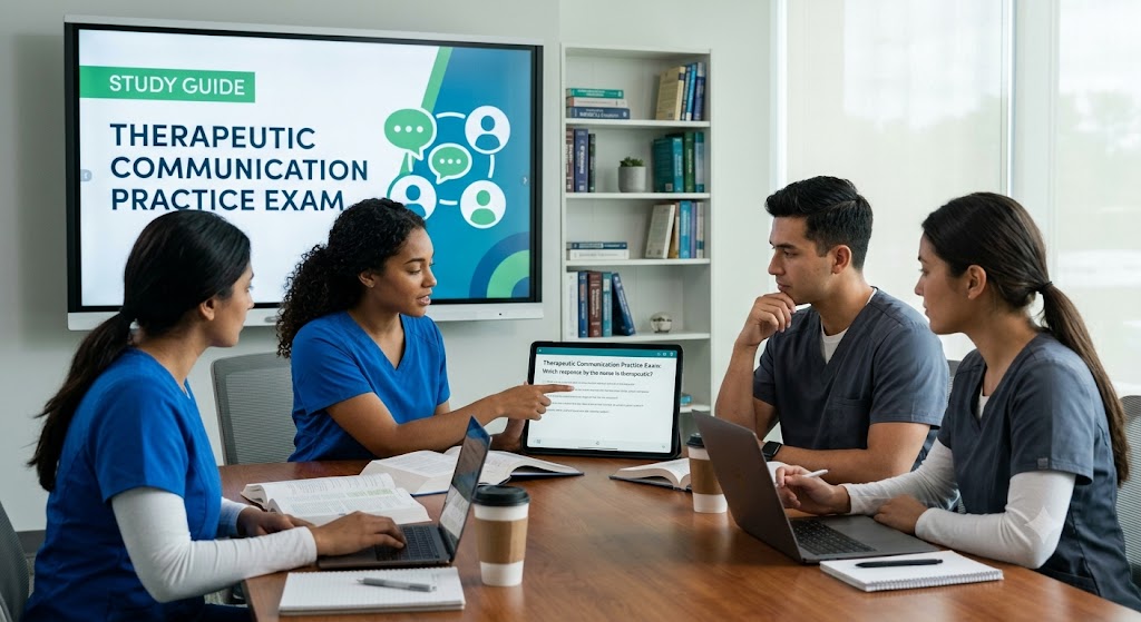 Therapeutic Communication Practice Test Banner