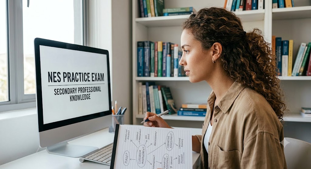 NES Secondary Professional Knowledge Practice Exam Banner