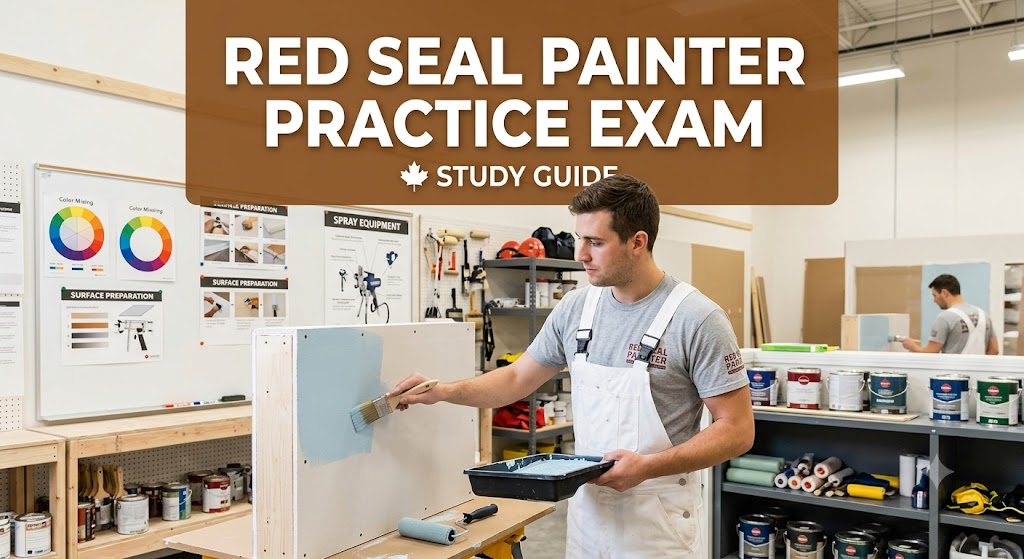 Red Seal Painter and Decorator Practice Exam Banner