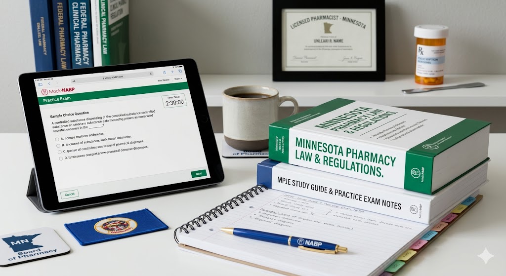 Minnesota Multistate Pharmacy Jurisprudence Examination (MPJE) Practice Exam Banner