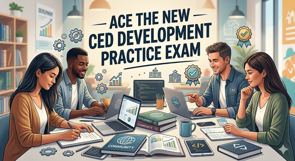 New CED Development Practice Exam Guide Banner