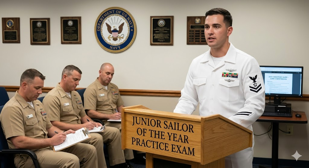 Junior Sailor of the Year / Quarter (JSOY/JSOQ) Board Practice Exam Banner