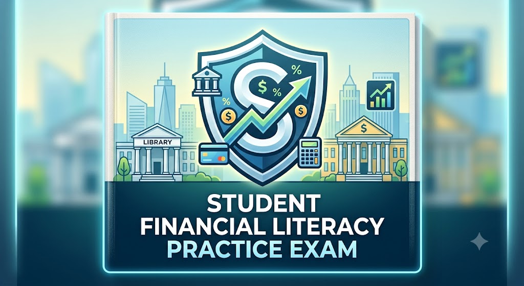 Financial Literacy – Banking, Investing, and Credit Strategies for Students Practice Test Banner