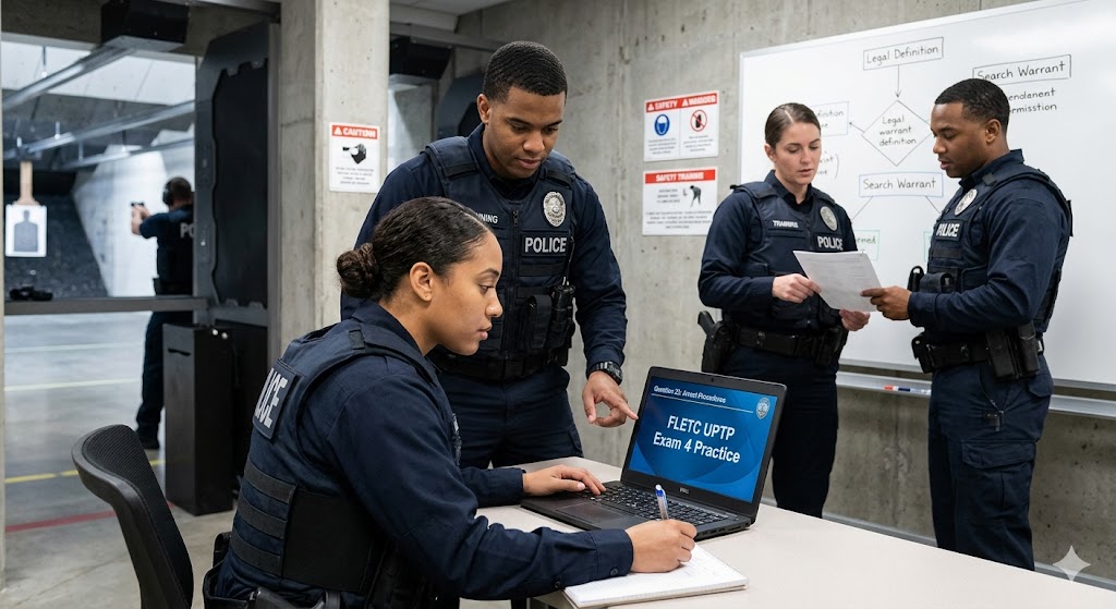 FLETC Uniformed Police Training Program (UPTP) Exam 4 Practice Banner