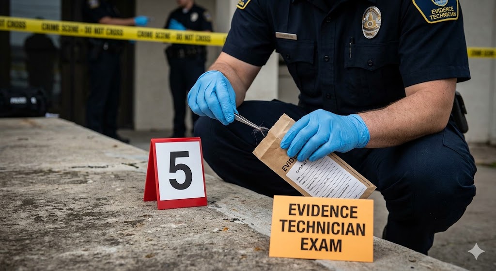 Evidence Technician Exam Banner