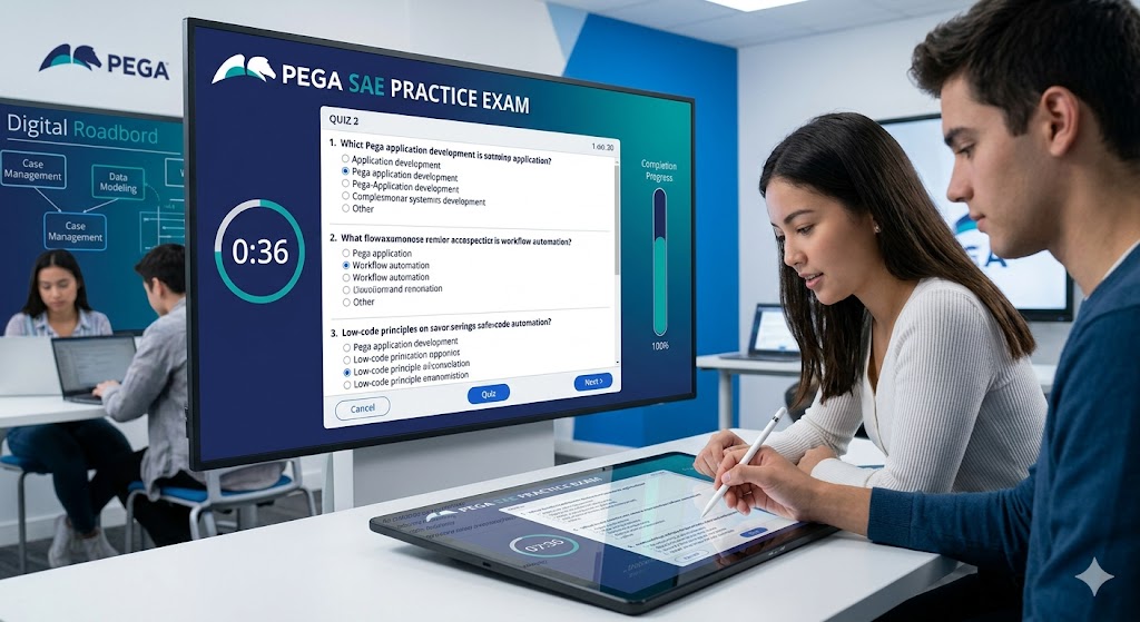 Pega SAE Practice Exam Banner