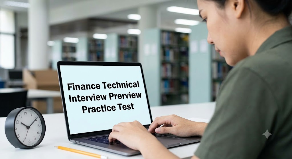 Finance Interview – Technical Practice Test Banner