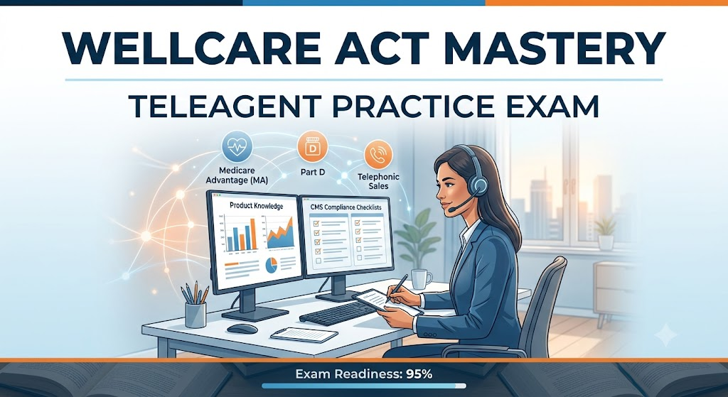 Wellcare ACT Mastery – TeleAgent Practice Exam Banner