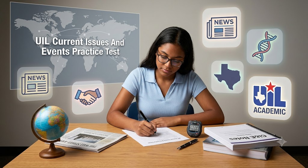 UIL Current Issues And Events Practice Test Banner