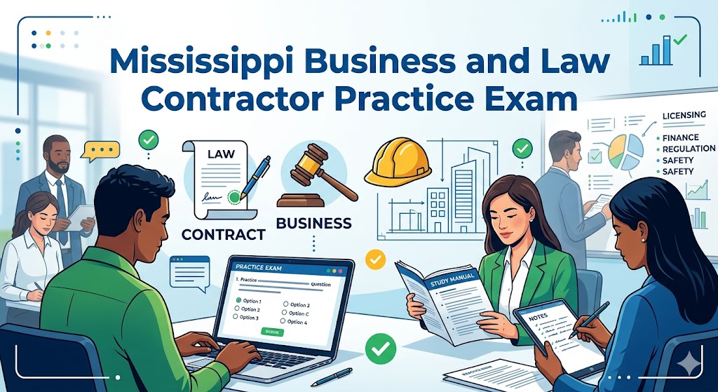 Mississippi Business and Law Contractor Practice Exam Banner
