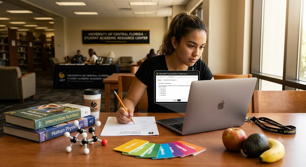 University of Central Florida (UCF) HUN3011 Human Nutrition Practice Exam 2 Banner