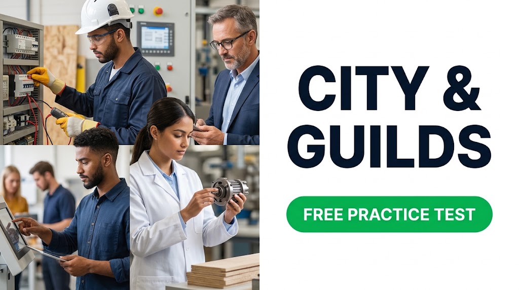 City Guilds Practice Test & Exam Prep Banner