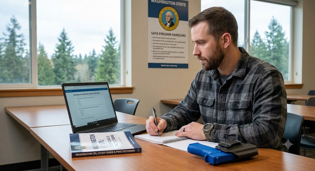 Washington Concealed Pistol License (CPL) Practice Exam Banner