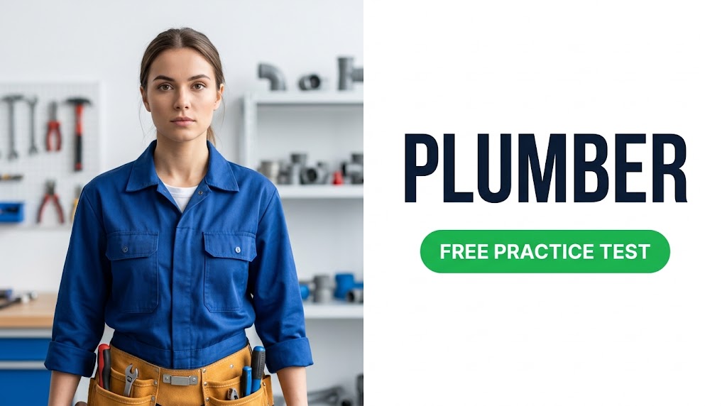 Plumber Practice Test & Exam Prep Banner