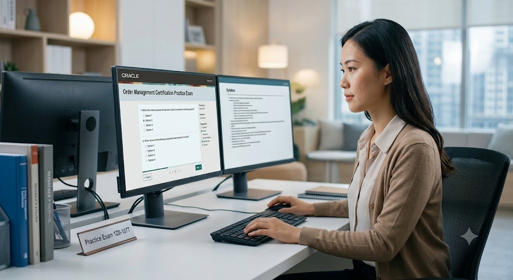 Oracle Order Management (OM) Certification Practice Exam Banner
