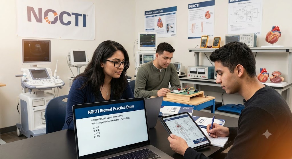 NOCTI Biomed Practice Exam Banner