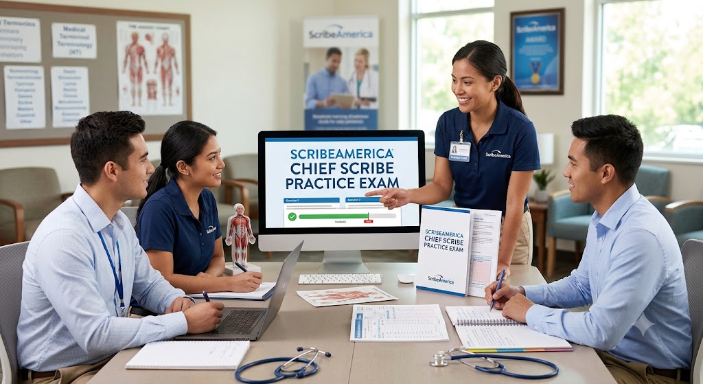ScribeAmerica Chief Scribe Practice Exam Banner