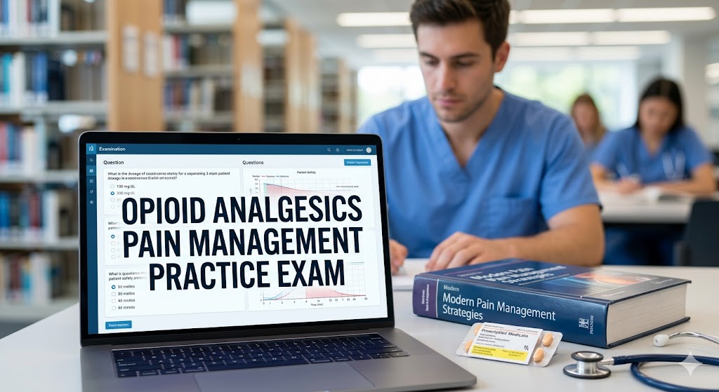 Opioid Analgesics and Pain Management Practice Test Banner
