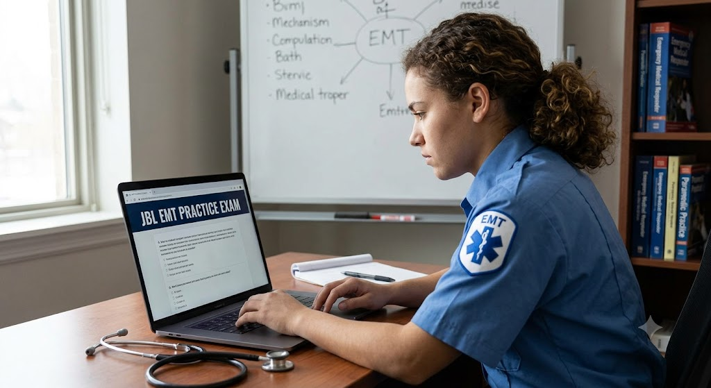 JBL EMT Practice Exam Banner