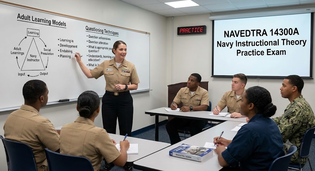 NRTC NAVEDTRA Navy Instructional Theory (14300A) ASN 2 Practice Exam Banner