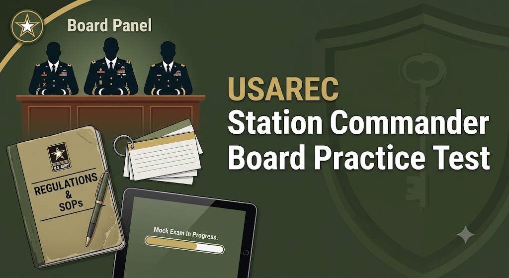 USAREC Station Commander Board Practice Banner