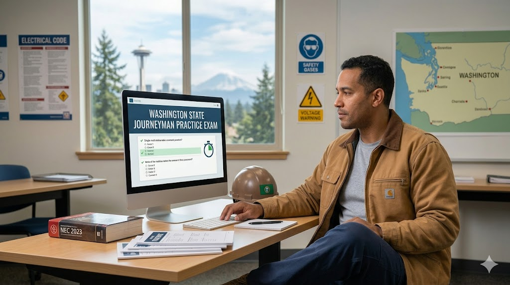 Washington State Journeyman Practice Test Banner