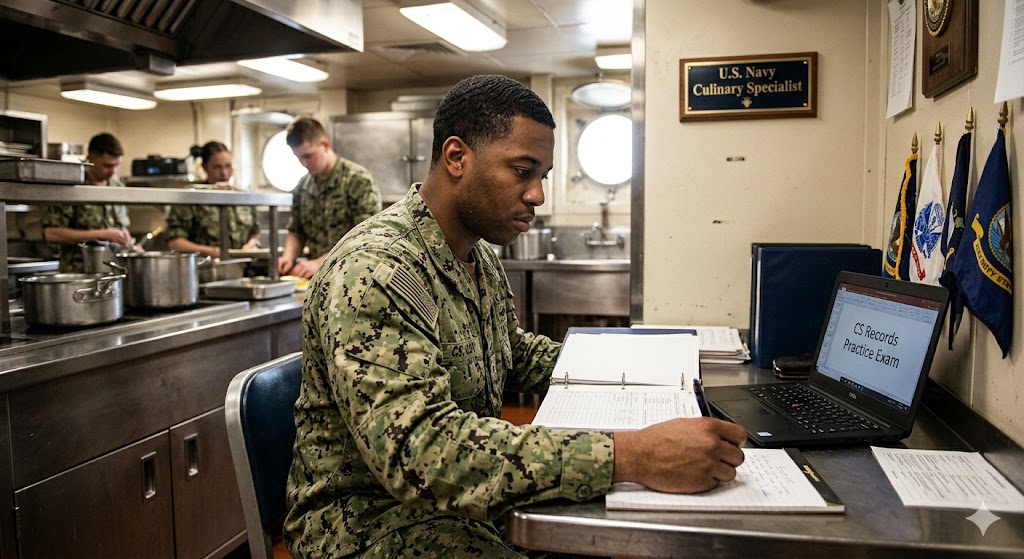 Navy Culinary Specialist Records Practice Exam Banner