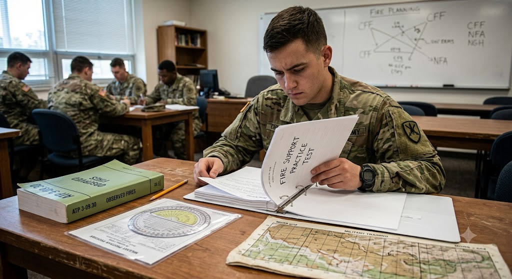 Fire Support Certification Written Practice Test Banner