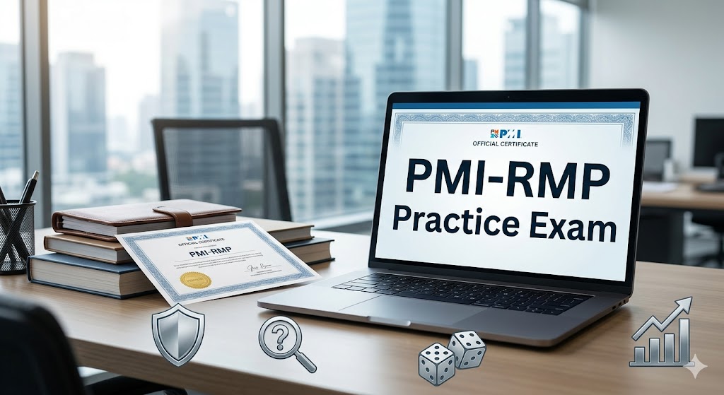 PMI Risk Management Professional Practice Exam Banner