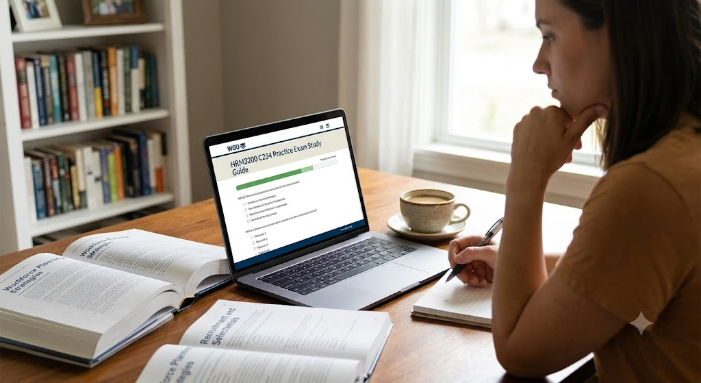 Western Governors University (WGU) HRM3200 C234 Workforce Planning: Recruitment and Selection Practice Test Banner