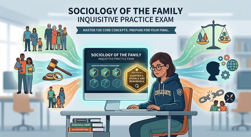 A Sociology of the Family Inquisitive Practice Test Banner