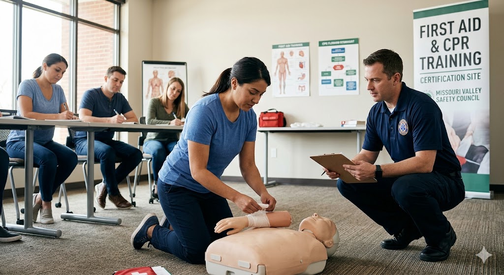 Missouri Valley First Aid Practice Test Banner